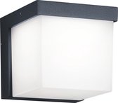 LED Tuinverlichting - Tuinlamp - Nitron Yanely - Wand - 3W - Mat Antraciet - Aluminium