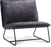 Happy Chairs - Fauteuil Elias 1.5 Zit - Velvet Antraciet