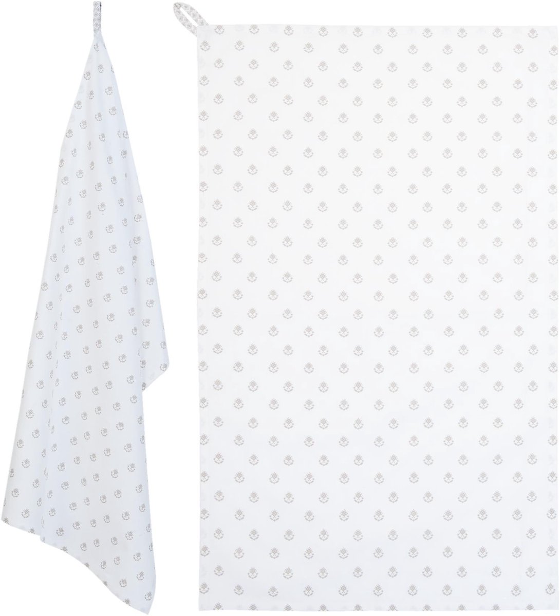 Clayre & Eef - Theedoek - 100% Katoen - Kruissteek - 50 x 85 cm