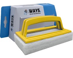 WAYS - Zwembad Onderhoud - Scrubborstel - 15 x 9 x 8 cm - Handy Scrub