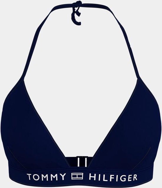 Tommy Hilfiger bikinitop triangel Desert sky - donkerblauw | bol.com