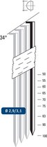 Carat FN34 stripnagels staal 90mm (2000 stuks in kartonnen doos)