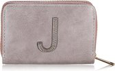Mooie portemonnee - op de voorkant de letter J - met ritssluiting - voorzien van 7 vakjes - afmeting 13cm x 9 cm - Leuk voor uzelf of Bestel Een Kado