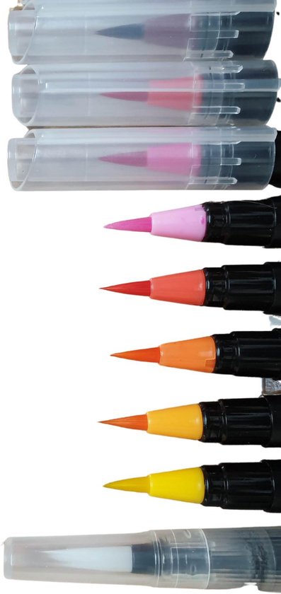 Aquarel Penseel Met Waterreservoir Aquarel Penseel Met Waterreservoir