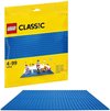 foto van LEGO 10714 Classic Blauwe basisplaat 10 x 10 inch/2 x 32 noppen stapelbaar bouwbord, Creatie platen bouwers