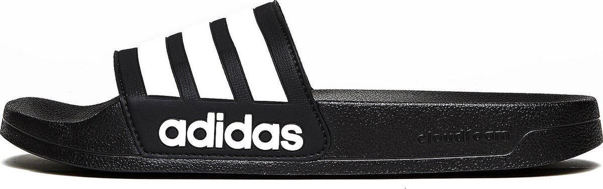 adidas Adilette Cloadfoam slippers Unisex - Black/White - Maat 44.5