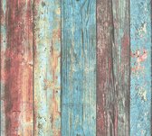 Papier peint bois Profhome 307231-GU papier peint intissé lisse avec motif nature bleu violet mat 5,33 m2