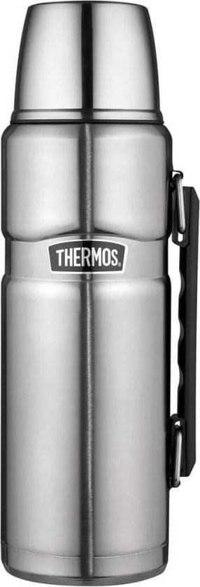 Thermos King thermosfles - 1,2 liter - Zilverkleurig