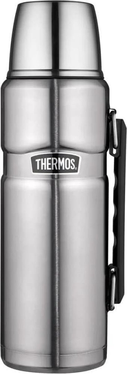Thermos King thermosfles - 1,2 liter - Zilverkleurig