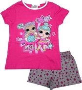 L.O.L. Surprise pyjama shortama - roze - maat 116 (6 jaar)