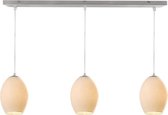 Olucia Laurence - Hanglamp - Chroom/Wit - E27