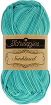 Scheepjes Sunkissed- 018 Beach Hut Blue 5x50gr