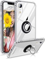 iPhone XS Max hoesje Kickstand Ring shock proof case transparant magneet