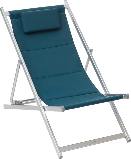 Hesperide Honolulu Plein air Beach Chair Blauw - chaise pliante - chaise  longue -... | bol