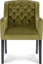 Happy Chairs - Armstoel Paco - Riviera Mosterd Groen