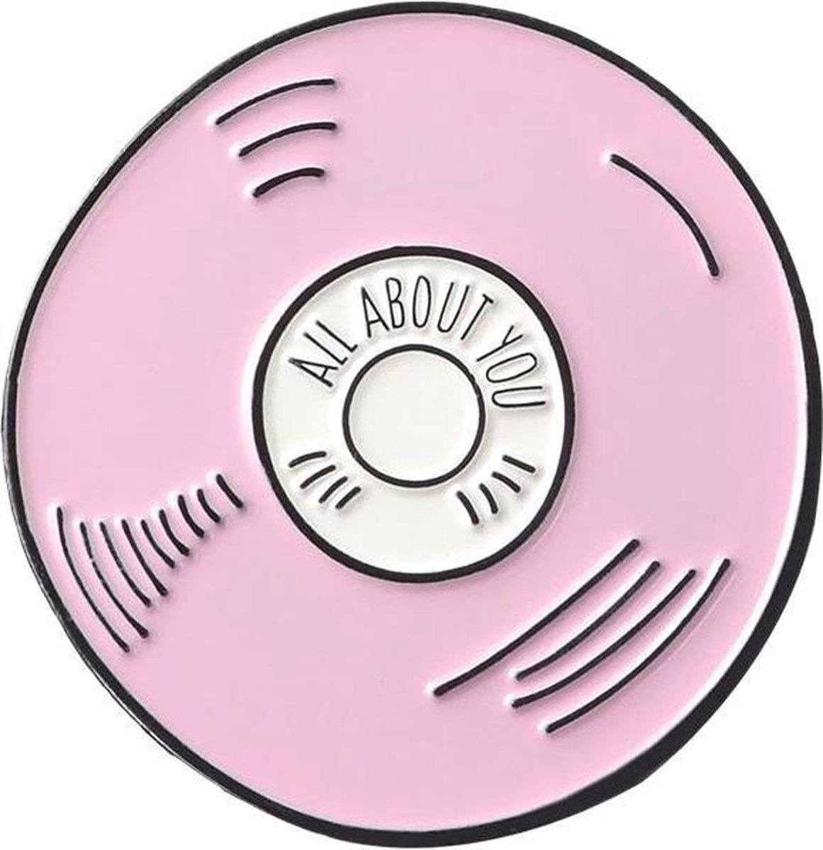 Kledingspeld - Pin - Broche - Enamel pins - Roze CD 1 stuks
