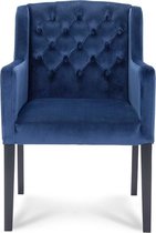 Happy Chairs - Armstoel Paco - Riviera Blauw