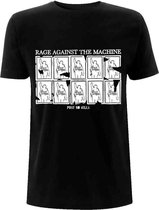 Rage Against The Machine Heren Tshirt -2XL- Post No Bills Zwart