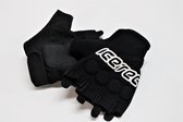 Icetec | Skate/ Skeeler handschoenen - XS - klittenbandsluiting - Zwart