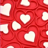 Katy Sue Designs - Design Mat - Hearts - Textuur mat met hartenpatroon