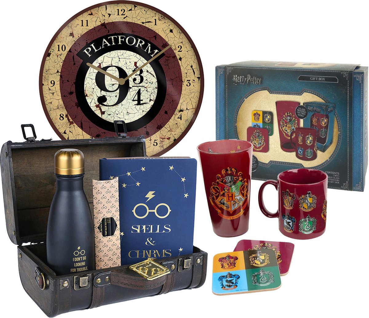 Harry Potter Super Set Decoratie Koffer gift set , Mok set en