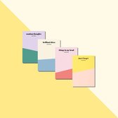 Studio Stationery - Notitieblok Set 4 soorten