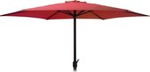 4goodz Aluminium Parasol 300 cm met opdraaimechanisme - Rood