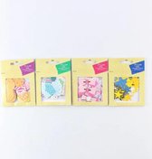 decoratieve stickers | washi stickers | set | pakket 11.5 cm x 8.5 cm x 4 | 56 designs - 280 stickers