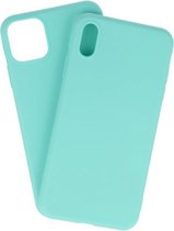 TF Cases | Apple iPhone 11 pro max | Licht Blauw | silicone| back hoesje | High Quality | Comfortabel |