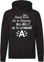 Good Girls Go to Heaven Bad Girls Go to Antwerpen Hoodie | antwerp | belgie | sinjoren |  sweater | trui | unisex | capuchon