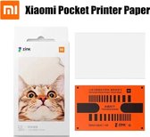 Originele Xiaomi Zink papier - 50 Stuks - 2 * 3 inch (5 x 7,6cm) - Zelfklevend fotoprinterpapier voor Xiaomi Mi Portable Photo Printer en andere fotoprinters - Zink papier