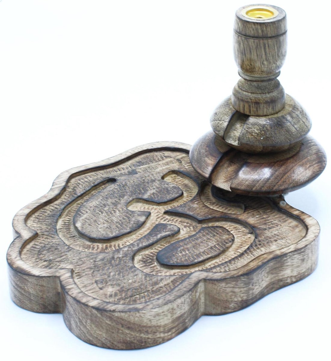 MittlererMango Holz Räuchergefäß - Ohm 2. Stuks