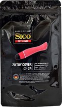 Sico - Latex Toy Cover for Dildos/Vibrators - 34 mm - 20 stuks