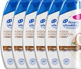 Head & Shoulders Intense Hydration - Anti-roos shampoo - Tot 100% Roosvrij - Voordeelverpakking 6 x 285ml