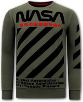 Heren Sweater - Nasa - Groen