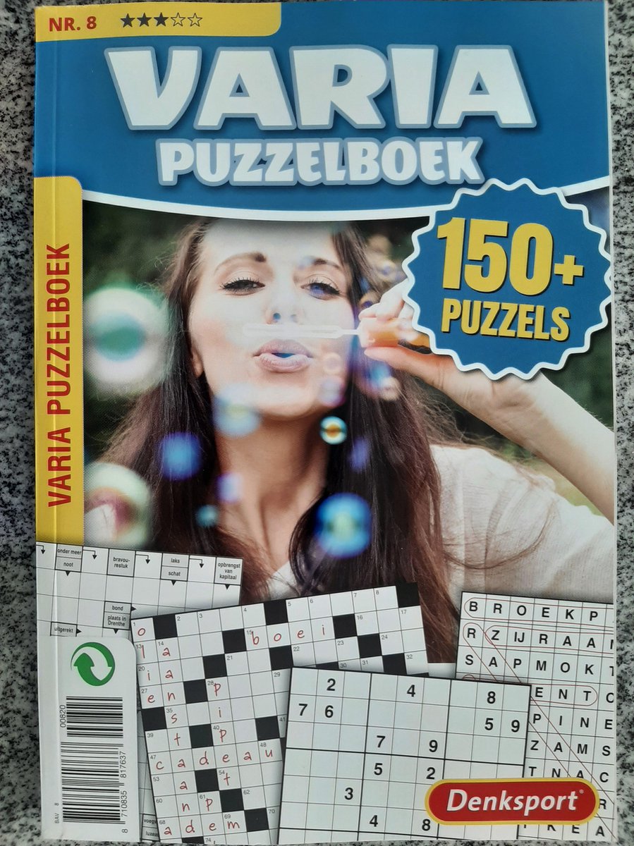 Varia puzzelboek 2* - meer dan 200 puzzels - kruiswoord - doorlopers -  zweeds -... | bol.com