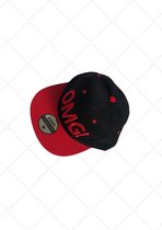 Muchasja/ Baseballcap/ Snapback/ OMG/ zwart-rood