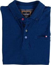 Fellows United Korte mouw Polo shirt - 11.3601 Kobalt (Maat: XL)