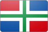 Vlag Groningen - 70 x 100 cm - Polyester