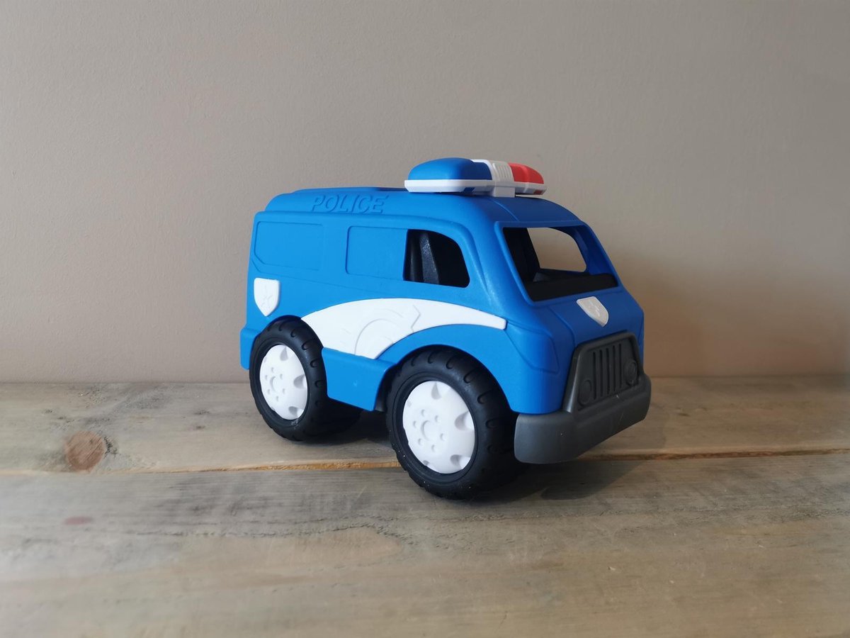 Politieauto - 28 cm - Blauw - Kinderspeelgoed - politie