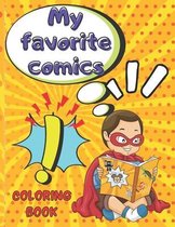 My favorite comics coloring book