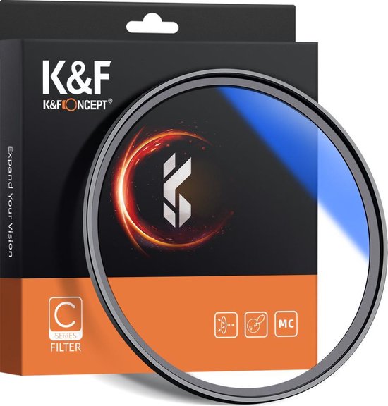 K&F Concept 58mm UV filter HMC slim