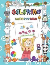 Coloring Book for Kids: Gift for girls and boys of 4-8 years adorable coloring pages positive and inspiring messages