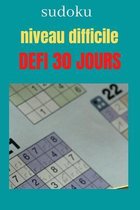 Sudoku niveau difficile DEFI 30 jours