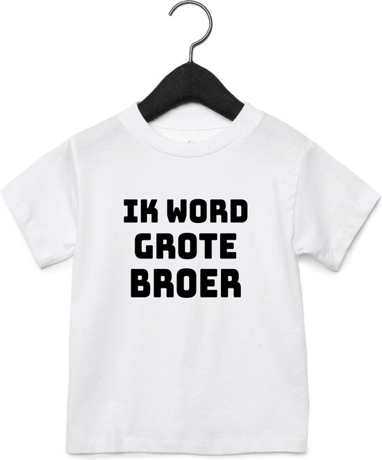 T-shirt met leuke tekst | Ik word grote broer | zwangerschap aankondiging |  cadeau... | bol.com