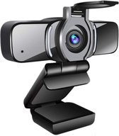 Hd Webcam 1080p met Privacy Shutter,Webcam PC Laptop Camera met Microfoon, Breedbeeld Video Bellen en Opname Ondersteuning voor Conferentie, W3, UK