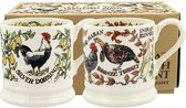 Emma Bridgewater Mug 1/2 Pint Birds 2 stuks Boxed Farmyard