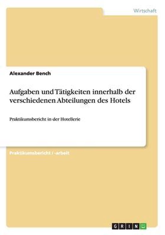 Aufgaben und T�tigkeiten innerhalb der verschiedenen Abtei ... - cover