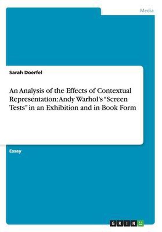 An Analysis of the Effects of Contextual Representation: And ... - cover
