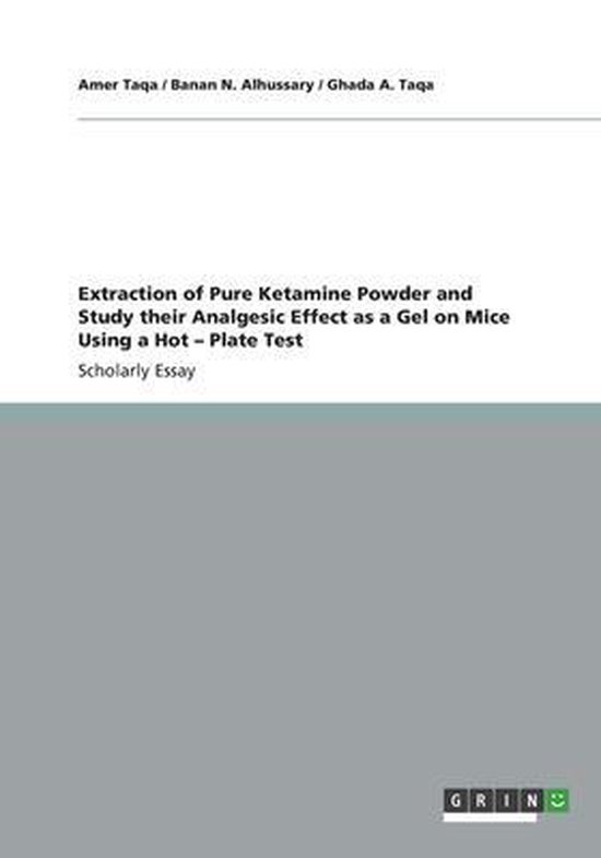 Extraction of Pure Ketamine Powder and Study their Analgesic ... - cover